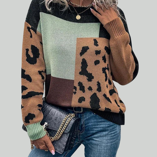 AMY JUMPER LEOPARD